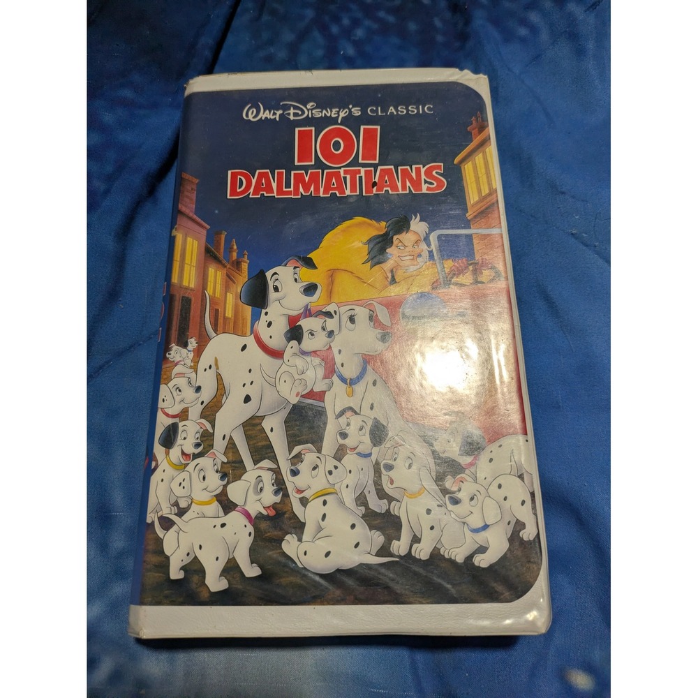 Walt Disney 101 Dalmatians VHS Black Diamond The Classics 1263 Clamshell Case